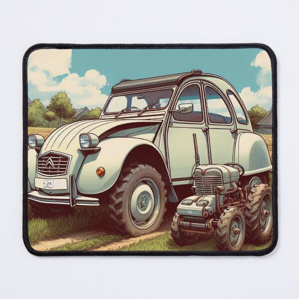 Item preview, Manga Style French car converted look like a tractor designed and sold by 73corners.