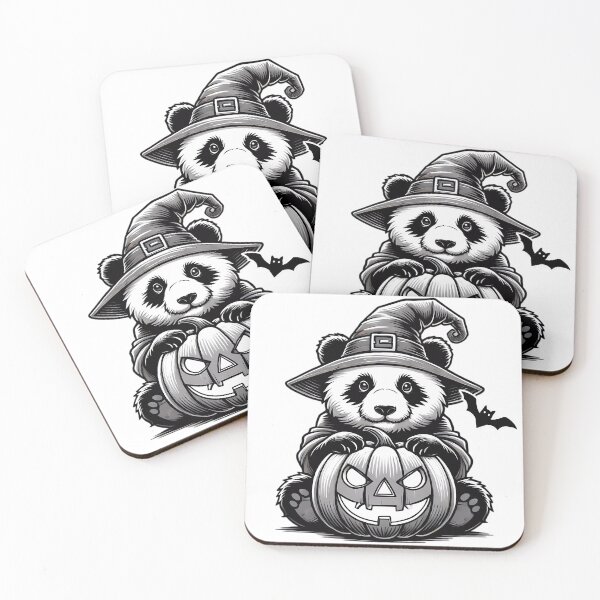 Item preview, Witchy Panda: Halloween Cuteness. designed and sold by Linework Studio.