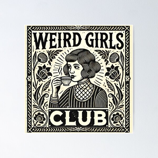 Item preview, Weird girls Club  designed and sold by riadesignstore.