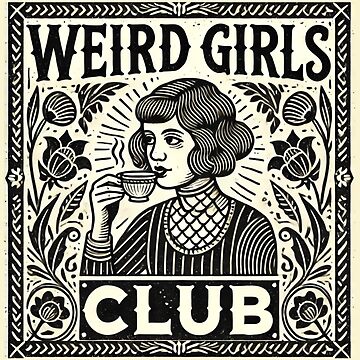Artwork thumbnail, Weird girls Club by riadesignstore