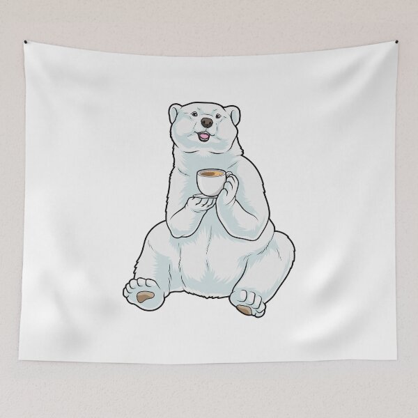 Item preview, Taza de café con oso polar designed and sold by Snabdesign84.