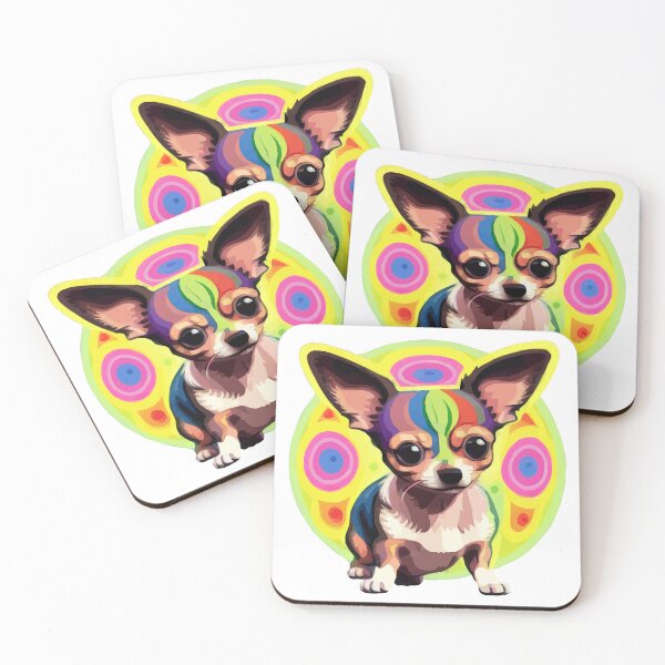 Item preview, psychedelic chihuahua designed and sold by Andre Faubert.