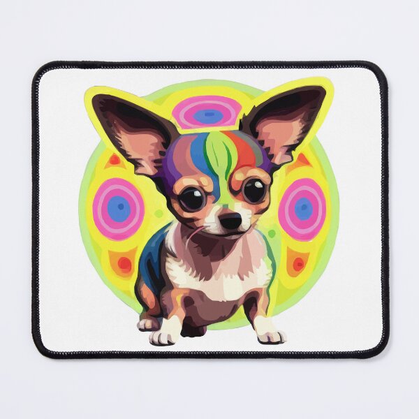 Item preview, psychedelic chihuahua designed and sold by Andre Faubert.