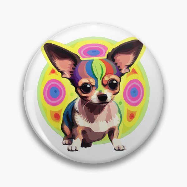 Item preview, psychedelic chihuahua designed and sold by Andre Faubert.