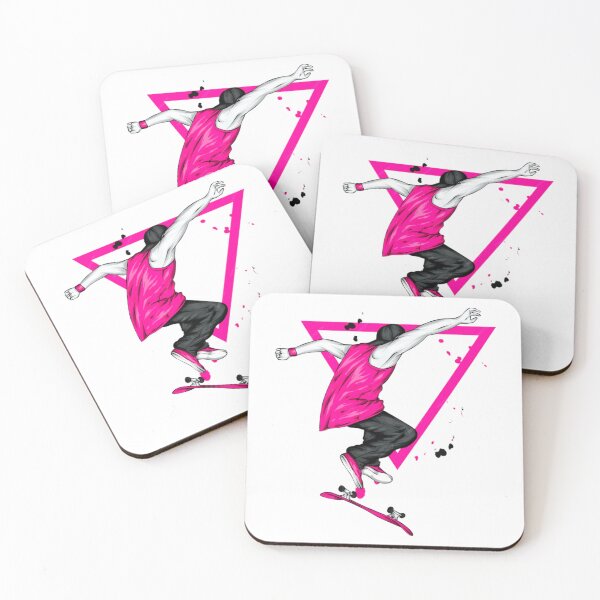 Item preview, Men Skate Tricks pink designed and sold by UZRWRLD .