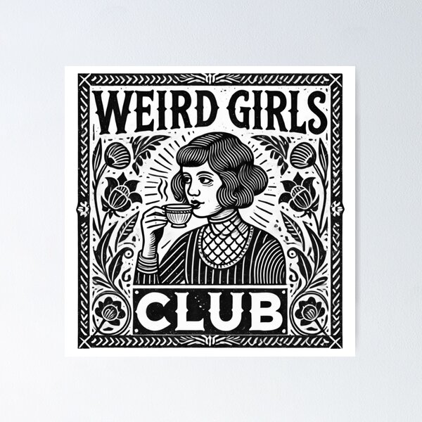 Item preview, Weird girls Club  designed and sold by riadesignstore.