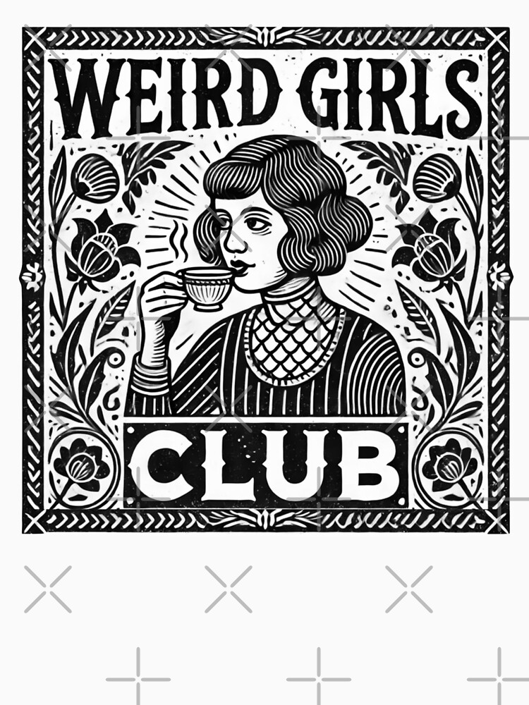 Thumbnail 7 von 7, Classic T-Shirt, Club der seltsamen Mädchen designt und verkauft von riadesignstore.