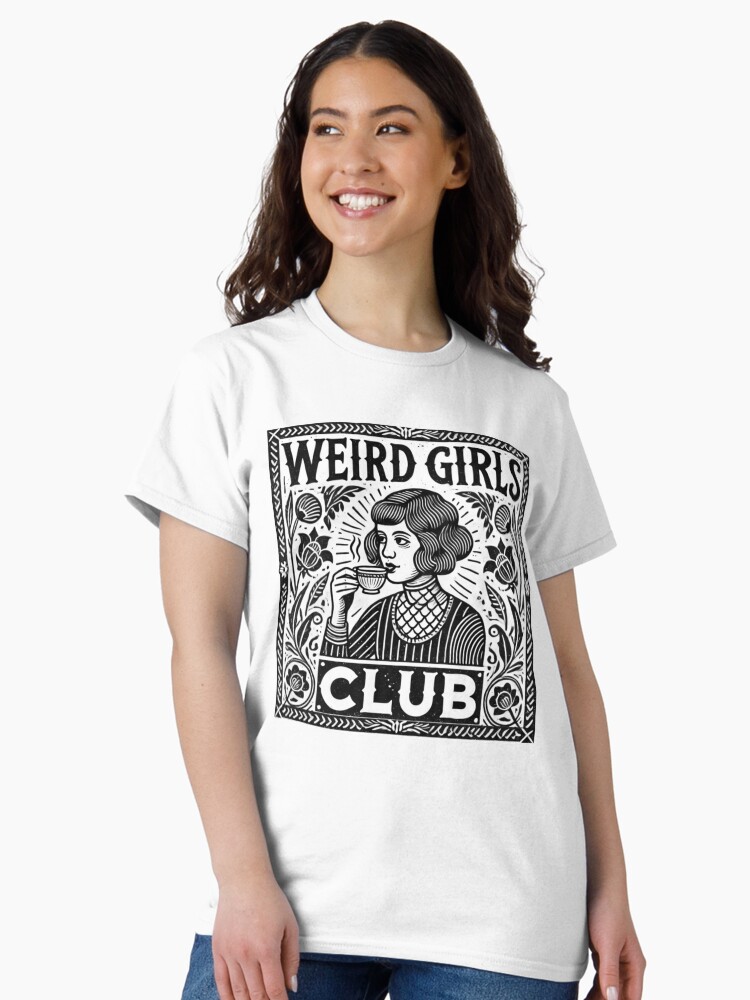Thumbnail 1 von 7, Classic T-Shirt, Club der seltsamen Mädchen designt und verkauft von riadesignstore.