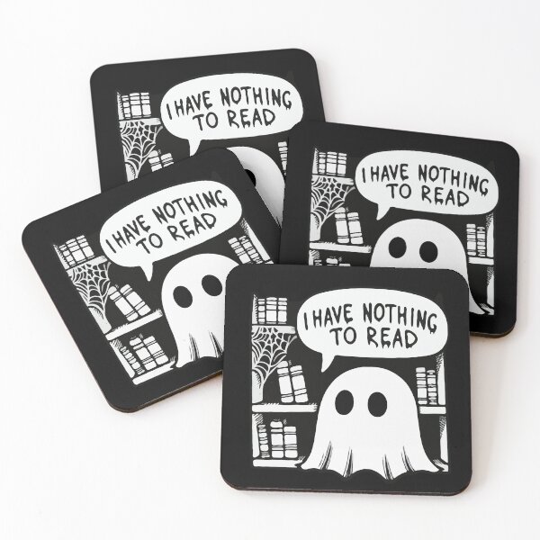 Item preview, Ghost I Have Nothing To Read designed and sold by Gkinoki.