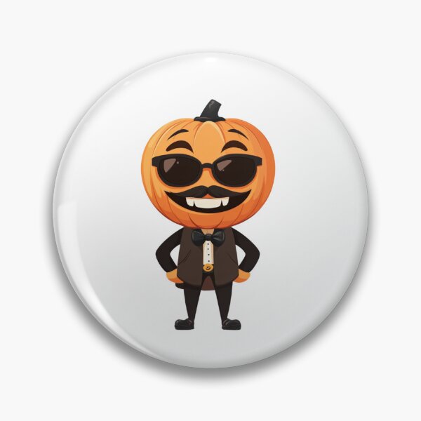 Item preview, Cool Pumpkin Man with Sunglasses designed and sold by IllustrifyArts.
