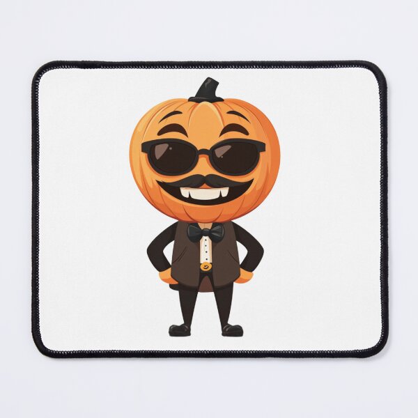 Item preview, Cool Pumpkin Man with Sunglasses designed and sold by IllustrifyArts.