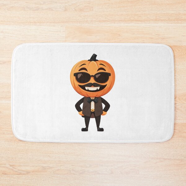 Item preview, Cool Pumpkin Man with Sunglasses designed and sold by IllustrifyArts.