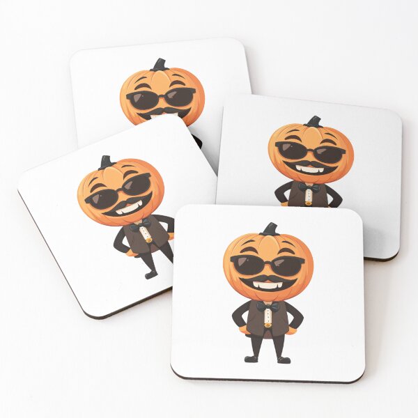Item preview, Cool Pumpkin Man with Sunglasses designed and sold by IllustrifyArts.