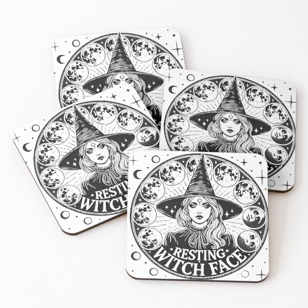 Item preview, Resting Witch Face  designed and sold by Inadesignstore.