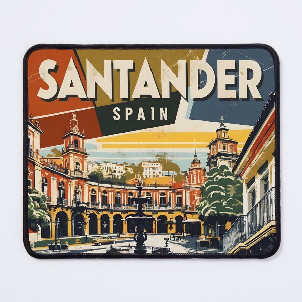 Item preview, Santander Spain Vintage Travel Tourism designed and sold by TravelersGems.
