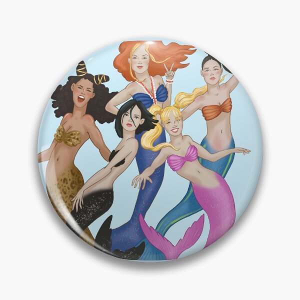 Item preview, Spice Girls Mermaids designed and sold by Andidoodling.