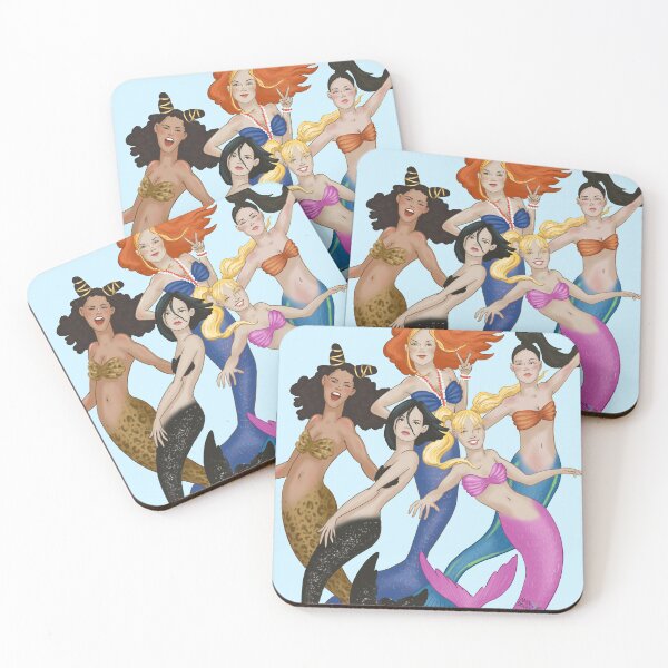 Item preview, Spice Girls Mermaids designed and sold by Andidoodling.