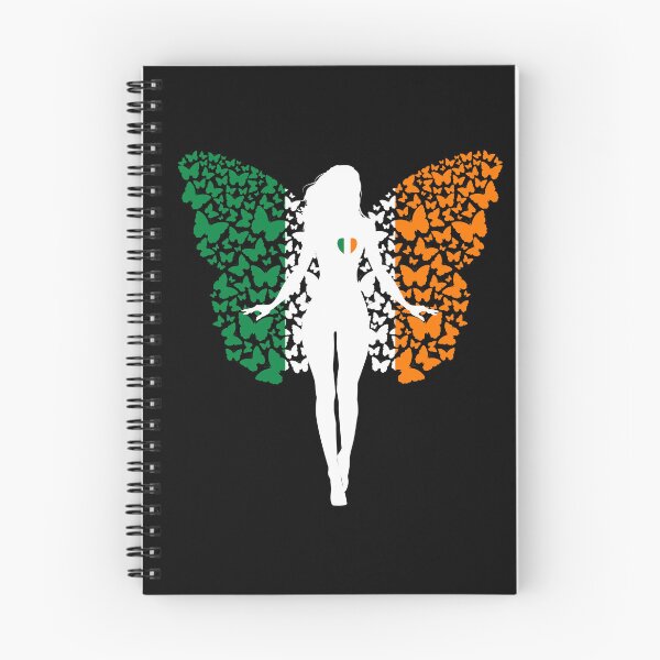 Item preview, Irish Girl Ireland Flag Roots Pride Butterfly designed and sold by ZNOVANNA.