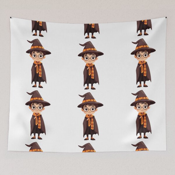 Item preview, Cute Boy Wizard in Halloween Costume designed and sold by IllustrifyArts.