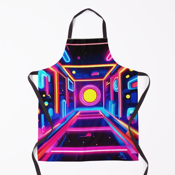 Item preview, Neon Corridor: A Digital Odyssey designed and sold by Health And Fitness Posts e-Store.