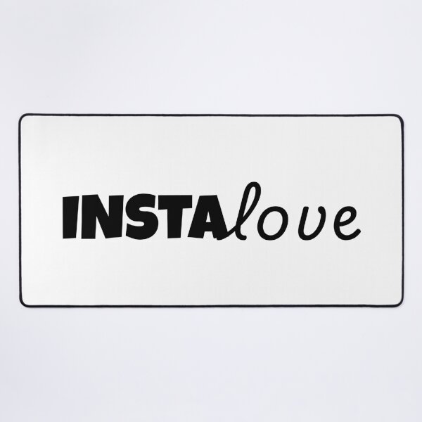 Item preview, Insta Love Romance Trope, Simplistic Black & White designed and sold by BookishNookish.