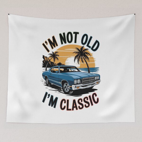 Item preview, I'm Not Old I'm Classic Funny Car Graphic T-Shirt designed and sold by Mahmoudshoping.