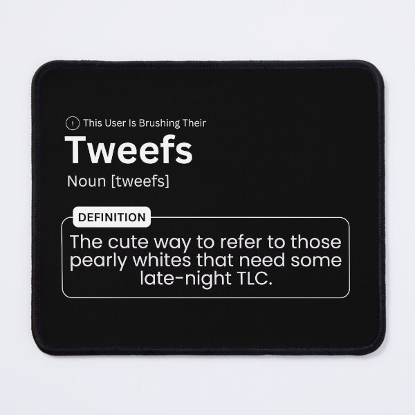 Item preview, Tweefs: The Cute Way to Talk About Your Teeth designed and sold by The Queer Designer.