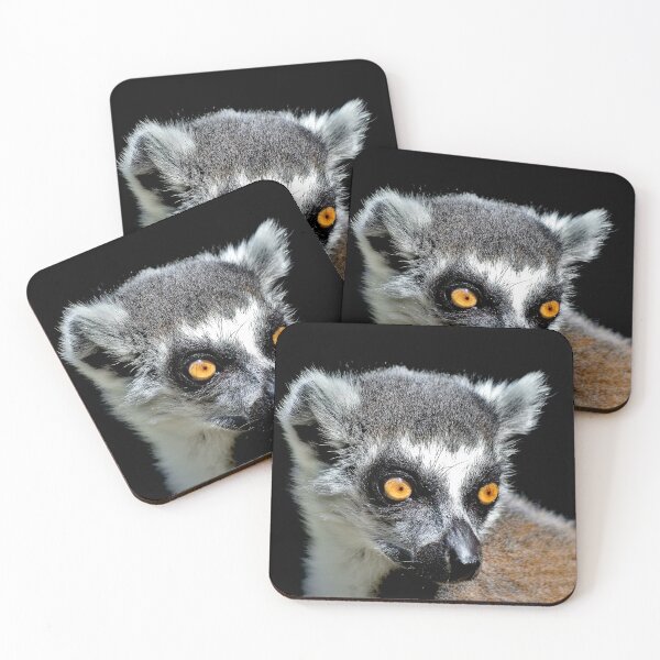Item preview, Portrait of a ring-tailed lemur designed and sold by Vanja Rosenthal.