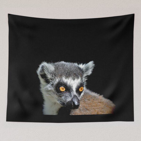 Item preview, Portrait of a ring-tailed lemur designed and sold by Vanja Rosenthal.