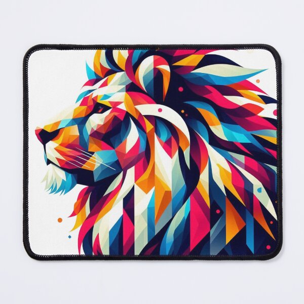 Item preview, Lion Abstract Geometric  designed and sold by MDS Solutions Tech ..
