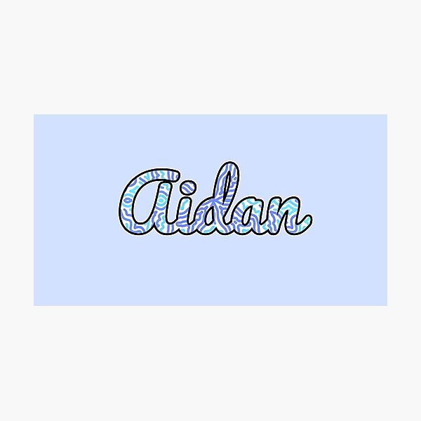 Item preview, Aidan Handwritten Name designed and sold by inknames.