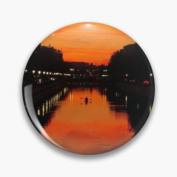 Aperçu de l'œuvre Kayak sur la rivière au coucher du soleil (vue arrière) créée et vendue par Alex Roman.