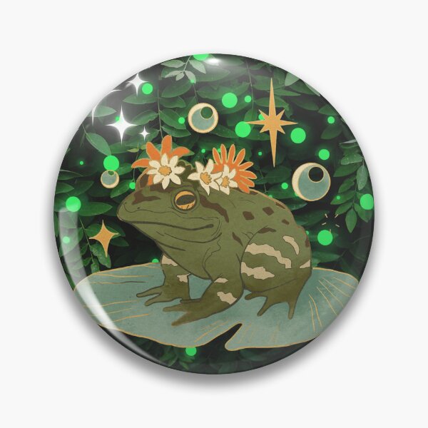 Item preview, Fairycore Fairy Frog Toad Lily Pad Ethereal  designed and sold by WildWoodlandWitch.