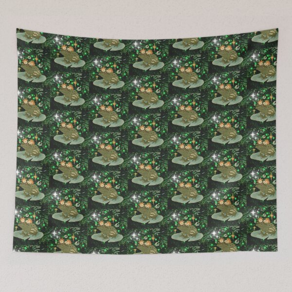 Item preview, Fairycore Fairy Frog Toad Lily Pad Ethereal  designed and sold by WildWoodlandWitch.
