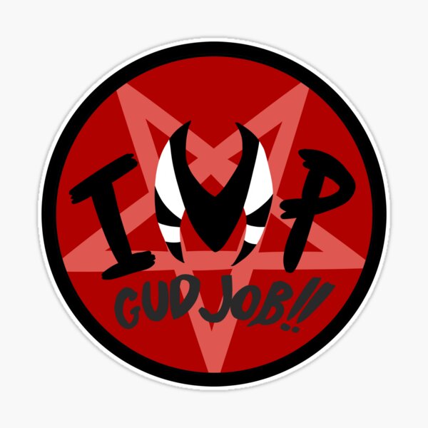 Helluvaboss I.M.P サインプリント Helluva Boss I.M.P Logo side by side comparison I honestly