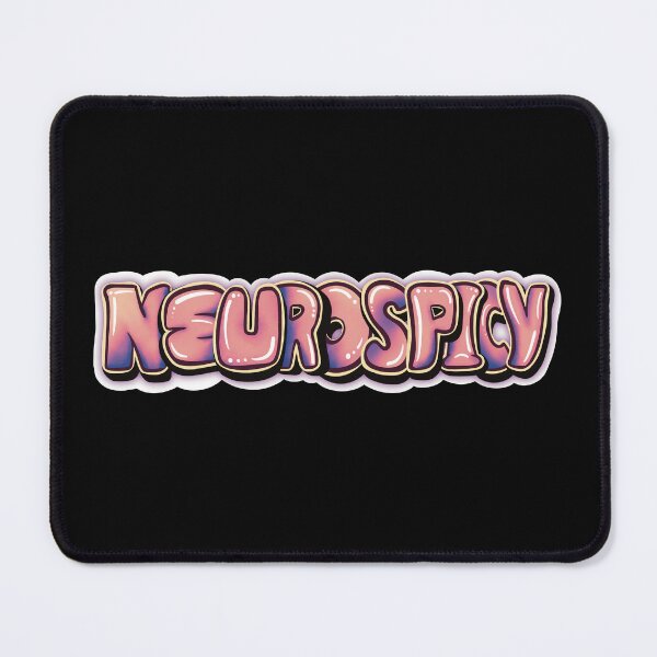 Item preview, Neurospicy Typography with Graffiti Letters designed and sold by AloraDawnEve.