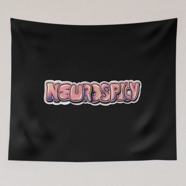 Item preview, Neurospicy Typography with Graffiti Letters designed and sold by AloraDawnEve.