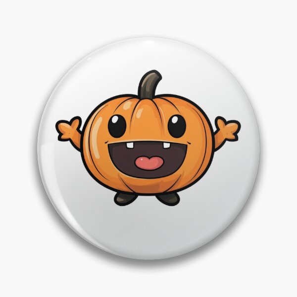 Item preview, Cute Smiling Pumpkin Cartoon designed and sold by IllustrifyArts.