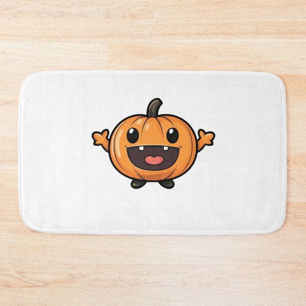 Item preview, Cute Smiling Pumpkin Cartoon designed and sold by IllustrifyArts.