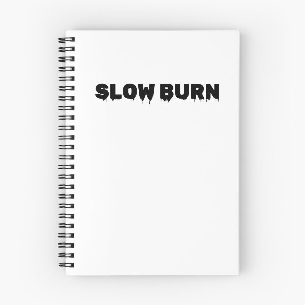 Item preview, Slow Burn Romance Trope, Simplistic Black & White designed and sold by BookishNookish.