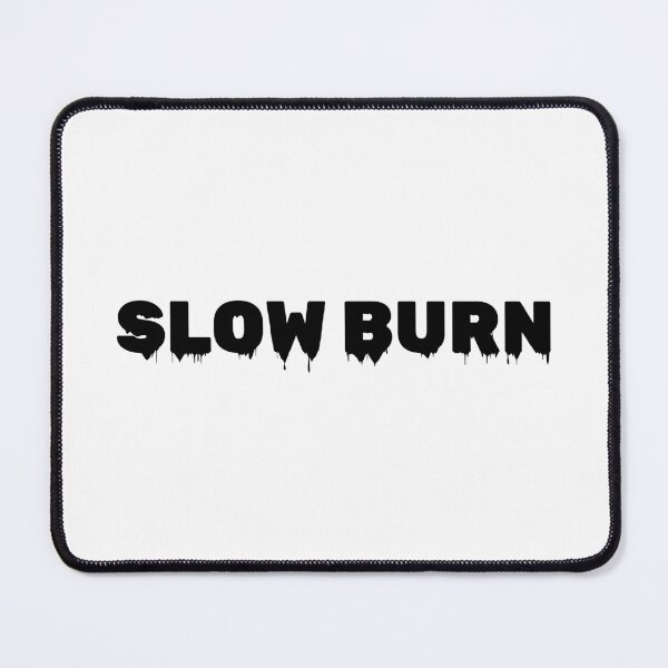 Item preview, Slow Burn Romance Trope, Simplistic Black & White designed and sold by BookishNookish.