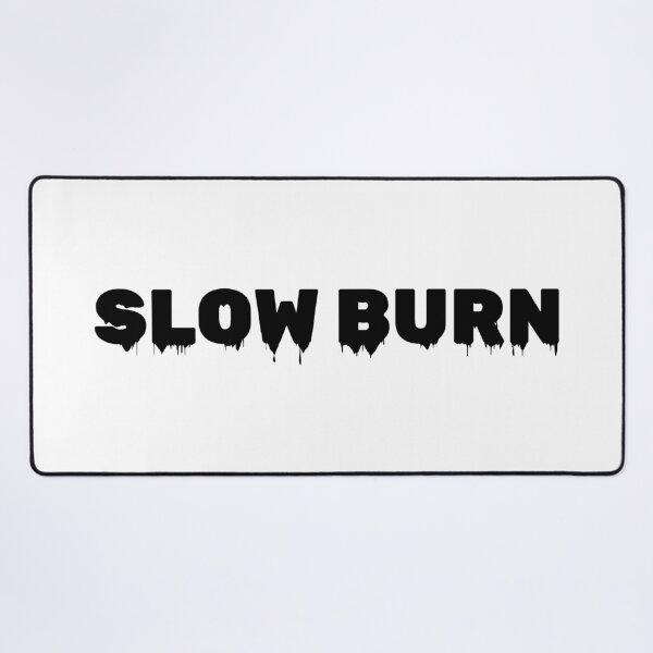 Item preview, Slow Burn Romance Trope, Simplistic Black & White designed and sold by BookishNookish.