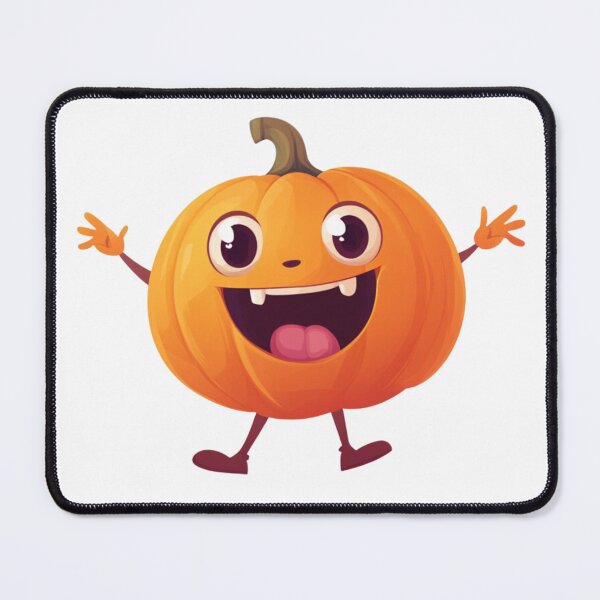 Item preview, Happy Pumpkin Character with Big Smile designed and sold by IllustrifyArts.