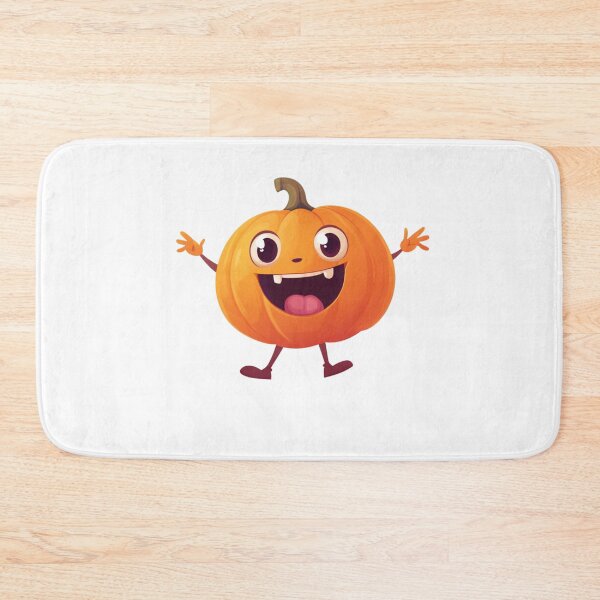 Item preview, Happy Pumpkin Character with Big Smile designed and sold by IllustrifyArts.