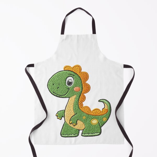 Item preview, Cute Embroidered Dinosaur Design designed and sold by BeUniqueCo.
