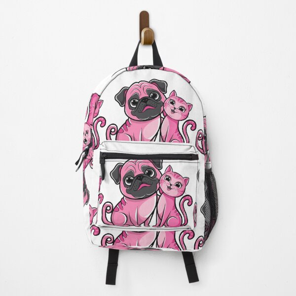 Item preview, The Pink Pals: Pug & Cat Adventure designed and sold by Papinour.