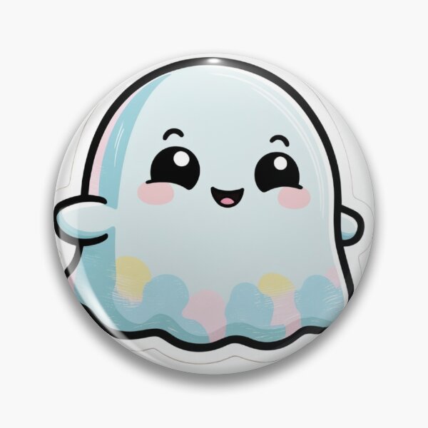 Aperçu de l'œuvre Fantôme mignon créée et vendue par ComicStickerLab.