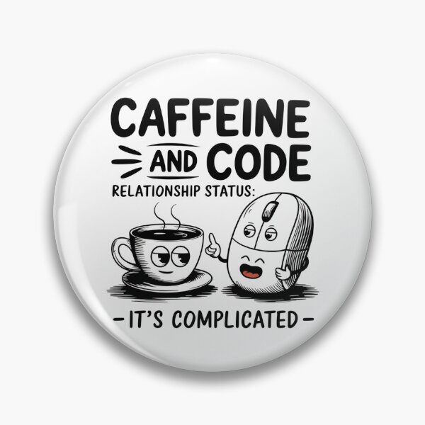 Item preview, Caffeine and Code - Complicated Relationship designed and sold by Promoc.