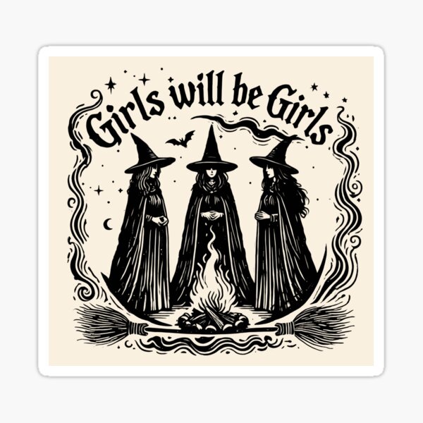 Item preview, Girls will be girls Coven  designed and sold by riadesignstore.