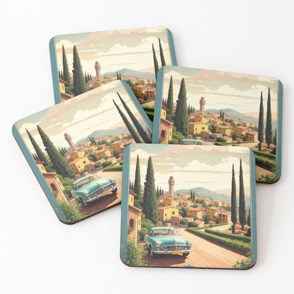 Item preview, Capturing Toscana's Beauty: Vintage Retro Travel Art designed and sold by Ceemko's Vintage Corner.